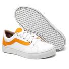 Tênis Feminino Moda Casual Sola Reta Leve Cadarço Estilo Conforto Dia a Dia Passeio Mulher Fashion