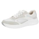 Tenis Feminino Moda Elegante Cadarço Elástico Couro Usaflex Tenis Feminino Moda Elegante Cadarço Elástico Couro Usaflex