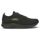 Tenis Feminino Olympikus Ultraleve Preto Sola Preta Lançamento