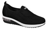 Tenis feminino ortopédico modare preto 7320.217