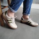Tênis Feminino Palamós Casual Retrô Listras Conforto