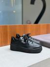 Tenis Feminino Plataforma Quiz Casual solado preto Ref:61-1742-64