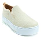 Tênis Feminino Ramarim Slip On 23-97221 - Bege