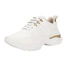 Tênis Feminino Ramarim Sneaker Dad Chunky 2574202 Branco Dourado