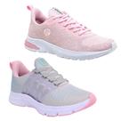 Tênis Feminino Running Esportivo Caminhada Academia Kit 2