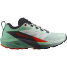 Tênis Feminino Salomon Sense Ride 5 Verde e Azul Trail Running Tênis Feminino Salomon Sense Ride 5 Verde e Azul Trail Running