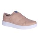 Tênis Feminino Sapato Escolar Leveza Casual Nude Calce Fácil