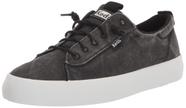 Tênis feminino Shoe Keds Kickback Canvas Slip on, preto 6,5