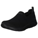 Tênis feminino Skechers preto/preto Arch Fit 7,5 de largura Tênis feminino Skechers preto/preto Arch Fit 7,5 de largura