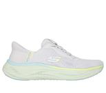 Tênis Feminino Skechers Skech Cloud Perfectly Plush - Branco e Azul Claro