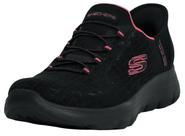 Tênis feminino Slip-ins Skechers Summits Classy Night preto/rosa