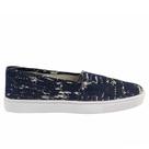 Ténis Feminino Slip On Alpargata Sapatilhas Papeti Tecido Manchado Estilo Primavera Verão 23