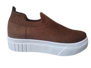 Tênis feminino slip on casual confort calça facel Spaflex