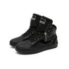Tenis Feminino Sneaker Fitness Academia Couro com Ziper