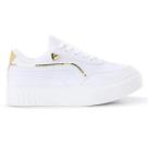 Tênis feminino tênis Casual Feminino Coração Dourado Sintético Envio Rápido