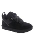 Tênis feminino UGG Lowmel de camurça preta com forro de lã tamanho 8