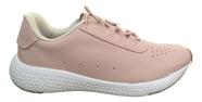 Tenis Feminino Usaflex Couro Cadarço Elastico Ah1620