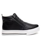 Tênis Feminino Via Marte Botinha Casual Preto/Branco Tênis Feminino Via Marte Botinha Casual Preto/Branco