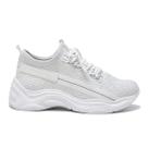 Tênis Feminino Via Marte Knit Lux Branco - 234301