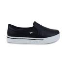 Tênis Feminino Via Marte Slip On Preto - 0160