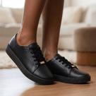 Tênis Feminino Vizzano Pelica Pingente RBD Casual Preto
