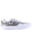 Tênis Feminino Zariff com Pedrarias Glw169 Branco/Prata