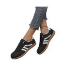 Tênis Femininos De Outono Com Cores Misturadas, Moda, Solado Plano, Antiderrapante, Com Cadarço,
