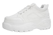 Tênis femininos LUCKY STEP Chunky Platform Dad, tamanho 8,5 EUA