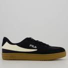 Tênis Fila Court 80 Preto e Creme Tênis Fila Court 80 Preto e Creme