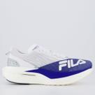 Tênis Fila Racer Carbon 3 Branco e Azul Tênis Fila Racer Carbon 3 Branco e Azul