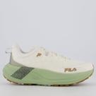 Tênis Fila Racer Skytrail Feminino Bege e Verde