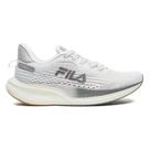 Tenis fila racer speedzone masculino-branco/prata/cinza
