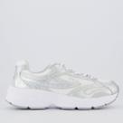 Tenis Fila Runner 2K Feminino Prata e Branco Tenis Fila Runner 2K Feminino Prata e Branco