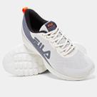 Tênis Fila Vector Masculino - Branco e Marinho Tênis Fila Vector Masculino - Branco e Marinho