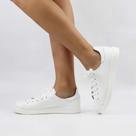 Tênis Flat Couro Slim Couro Tênis Flat Couro Slim Couro