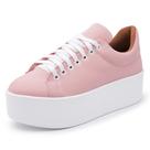 Tenis Flatform Conforto Casual Ec Shoes Liso