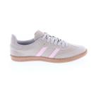 Tênis Flatform Manu Camurça Cinza com Rosa