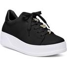 Tênis Flatform Tendência Strass Moda 23-1502 Via Marte