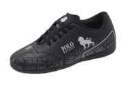 Tênis Futsal Polo Malbec Preto Quadra Solado Costurado