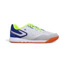 Tenis futsal Topper Dominator Pro V - unissex - branco e azul