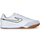 Tênis Futsal Topper Maestro Club V - unissex - branco e preto