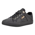 Tênis GUESS Loven3 para mulheres em material sintético acolchoado preto Tênis GUESS Loven3 para mulheres em material sintético acolchoado preto