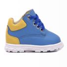 Tênis Happy Comfort Infantil Bili Bilu Couro Fly Azul Capri e Abacaxi 2102