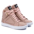 Tênis Hardcore Cano Alto Feminino Academia Sola Reta Em Couro 50130