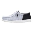Tênis HEYDUDE Wally Funk Branco e Preto Leve com Mesh Tênis HEYDUDE Wally Funk Branco e Preto Leve com Mesh