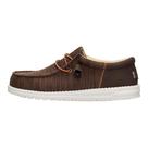 Tênis HEYDUDE Wally Funk Marrom Mesh Slip-On Tênis HEYDUDE Wally Funk Marrom Mesh Slip-On