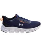 Tênis Host Esportivo H26800 Masculino Marinho + Laranja