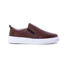 Tenis Iate Sapatenis Masculino Slip On De Couro Premium