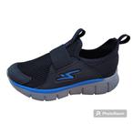 Tenis infantil azul e preto Tenis infantil azul e preto