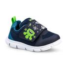 Tênis infantil bibi energy baby new masculino azul marinho space